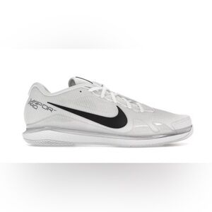 Nike Men's Court Air Zoom Vapor Pro  White Black Tennis Shoes Sz 12